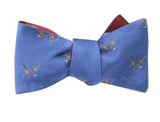 Pecking Birds & Striped Reversible Bow Tie - Fine and Dandy