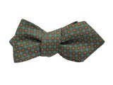 Green Florette Silk Bow Tie - Fine And Dandy