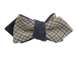 Gun Check & Donegal Reversible Bow Tie - Fine And Dandy