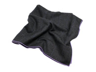 Charcoal Glen Plaid Wool Blanket Scarf - Fine And Dandy