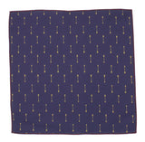 Golden Arrows Chambray Pocket Square - Fine And Dandy