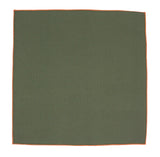 Olive Ripstop Cotton Pocket Square - Fine And Dandy