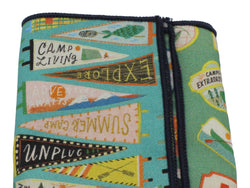 Pennants & Patches Panelled Pocket Square - Fine And Dandy