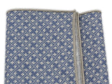 Baby Blue Patterned Cotton Pocket Square - Fine And Dandy