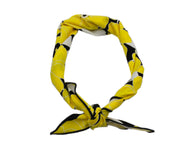 Yellow Floral Cotton Neckerchief - Fine And Dandy