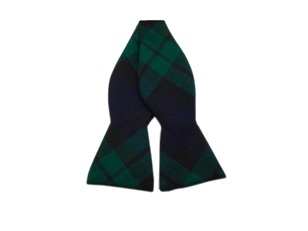 Blackwatch Wool Bow Tie - Fine And Dandy