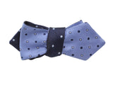 Blue Polka Dot Reversible Bow Tie - Fine And Dandy