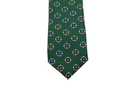 Green Florette Silk Tie - Fine And Dandy