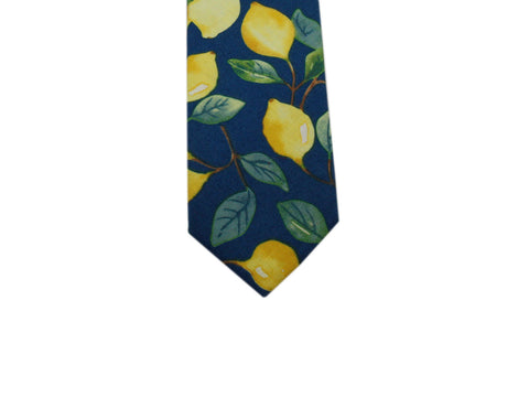 Lemons Cotton Tie - Fine And Dandy