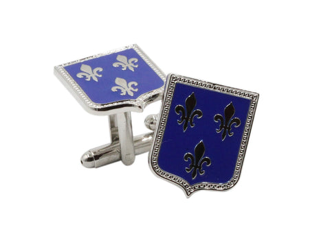 Fleur-De-Lis Crest Cufflinks - Fine And Dandy