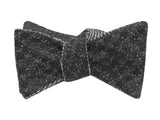 Flecked & Herringbone Reversible Bow Tie - Fine And Dandy