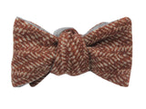 Rust patterned bow tie