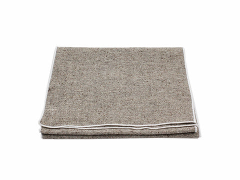 Oatmeal Donegal Tweed Wool Scarf - Fine And Dandy
