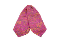 Pink Paisley Silk Ascot - Fine And Dandy