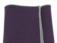 Purple Wool Pocket Square - Fine and Dandy