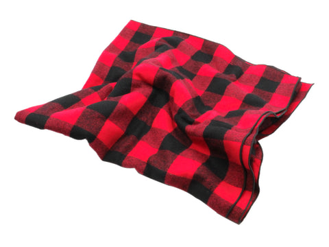 Red Buffalo Plaid Flannel Blanket Scarf - Fine And Dandy
