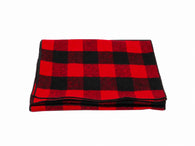 Red Buffalo Plaid Flannel Scarf