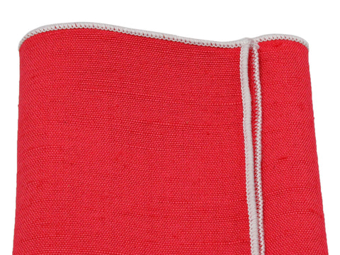 Red Cotton Pocket Square - Fine And Dandy
