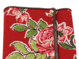 Red Floral Cotton Pocket Square - Fine And Dandy