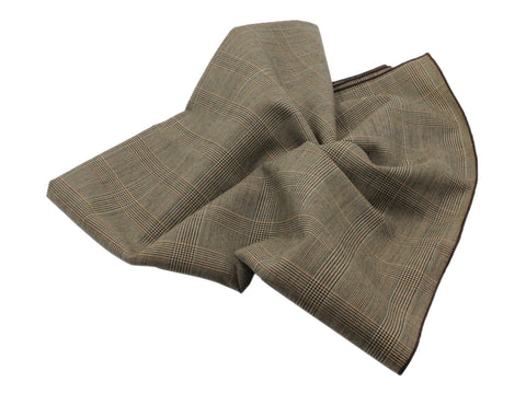 Sand Glen Plaid Wool Blanket Scarf - Fine And Dandy