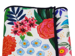 Vibrant Floral Cotton Pocket Square - Fine And Dandy