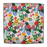 Vibrant Floral Cotton Pocket Square - Fine And Dandy