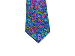 Vibrant Floral Cotton Tie - Fine And Dandy