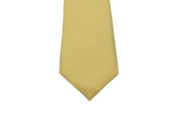 Yellow Pique Cotton Tie - Fine And Dandy