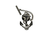 Silver Anchor Pin - Fine and Dandy