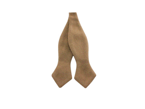 Camel Wool Bow Tie - Fine and Dandy