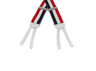 Red, White, & Blue Grosgrain Suspenders - Fine and Dandy