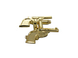 Gold Revolver Cufflinks - Fine and Dandy