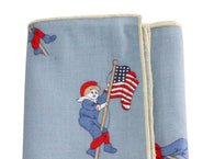 Patriotic Boy Cotton Pocket Square - Fine and Dandy