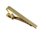 Gold Brushed Rectangular Tie Bar - Fine and Dandy