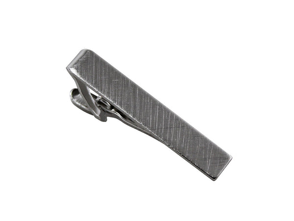 Silver Brushed 3/4 Tie Bar - Fine and Dandy
