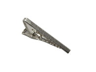 Silver Brushed Skinny Tie Bar - Fine and Dandy