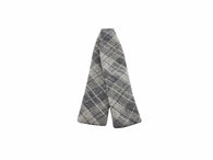Grey Check Batwing Bow Tie - Fine and Dandy