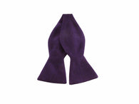 Purple Linen Bow Tie - Fine and Dandy