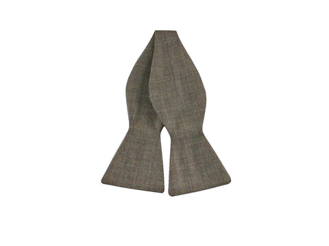 Sand Wool Bow Tie - Fine and Dandy