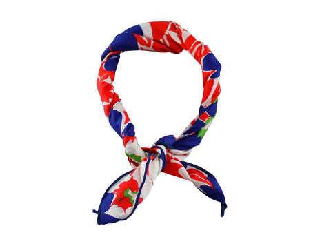 Bright Floral Cotton Neckerchief - Fine and Dandy