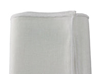 White Linen Blend Pocket Square - Fine and Dandy