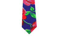 Bright Floral Cotton Tie - Fine and Dandy
