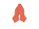 Orange Calico Print Bow Tie - Fine And Dandy