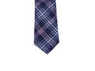 Blue Tartan Flannel Tie - Fine and Dandy