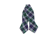 Green Tartan Cotton Bow Tie - Fine and Dandy