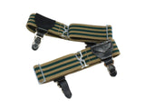 Tan & Green Sock Garters