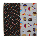 Sporty Kids Panelled Pocket Square - Fine And Dandy