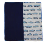 Classic Cars Panelled Pocket Square - Fine And Dandy
