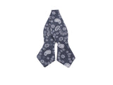 Grey Paisley Cotton Bow Tie - Fine and Dandy