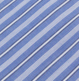 Blue Striped Cotton Tie